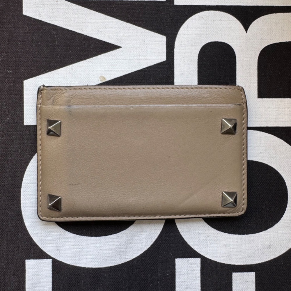 Valentino Beige Card Holder